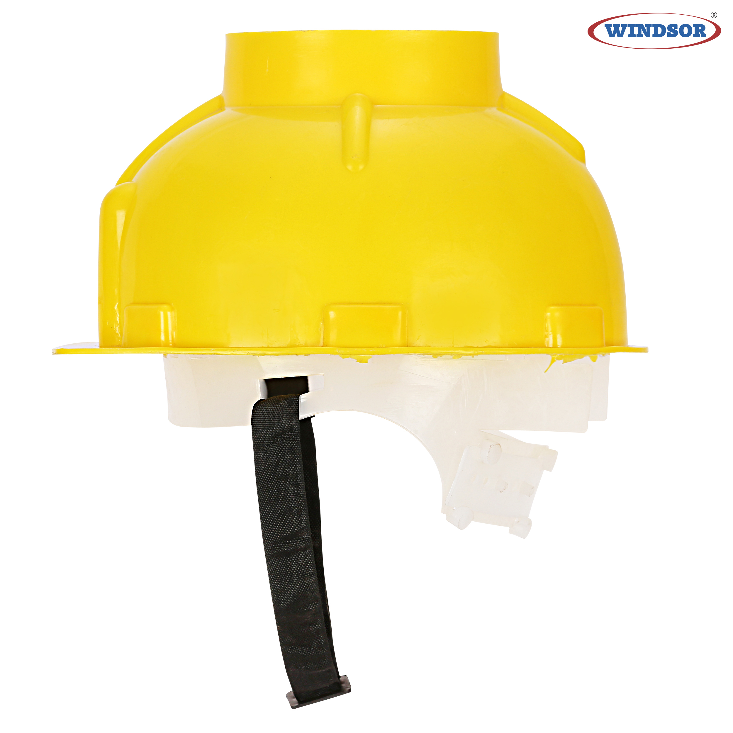 Windsor Safety Loader Helmets For Outdoor Work - Hdpe & Ldpe Materials, 10x8.5x5.5 Inch Dimensions, Yellow Color, 270 Grams Weight | 96 Pcs Per Carton