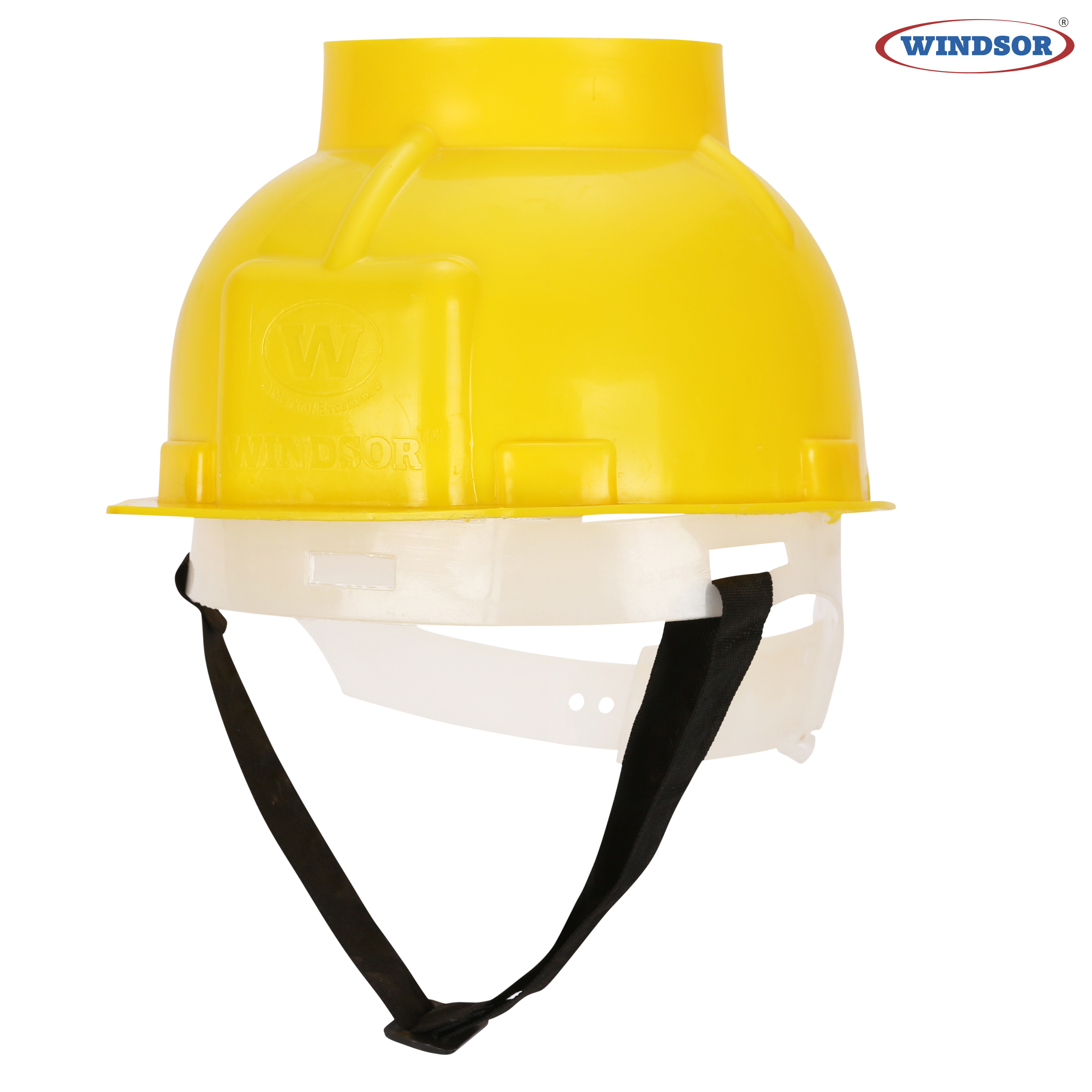 Windsor Safety Loader Helmets For Outdoor Work - Hdpe & Ldpe Materials, 10x8.5x5.5 Inch Dimensions, Yellow Color, 270 Grams Weight | 96 Pcs Per Carton