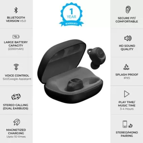 Plastic Wireless Bluetooth Headset