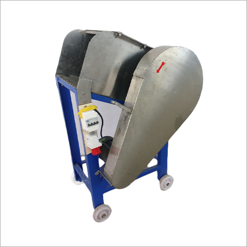 Ice Crusher Machine - Stainless Steel, Compact Size | Semi-Automatic, Silver and Blue, Efficient Ice Crushing for Homes, Bars, and Hotels