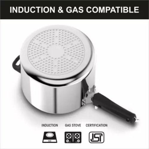 Silver Butterfly Friendly 5 L Induction Bottom Pressure Cooker