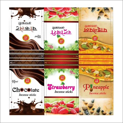 पीवीसी अगरबत्ती ज़िपर खाली पाउच