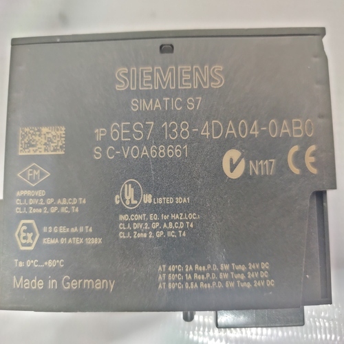 Siemens S7 Et-200s 6es7 138-4da04-0ab0 Counter Module