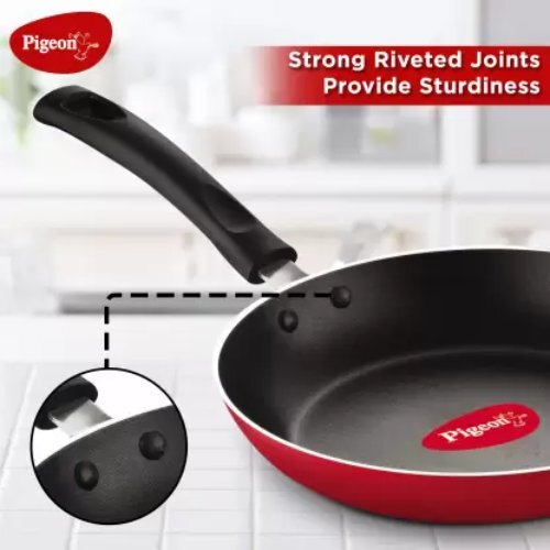 Mio Kitchen Set - Aluminium Alloy Cookware Pack Of 8, 2l Kadhai, 24cm Pan, 25cm Tawa, Black, Dishwasher Safe, Includes 4 Spatulas