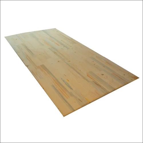 Pinewood Finger Joint Boards - 8x4 Ft, Light Brown, 18mm Thickness | Moisture Proof, Strong Screw Holding, Durable For Indoor & Outdoor Use