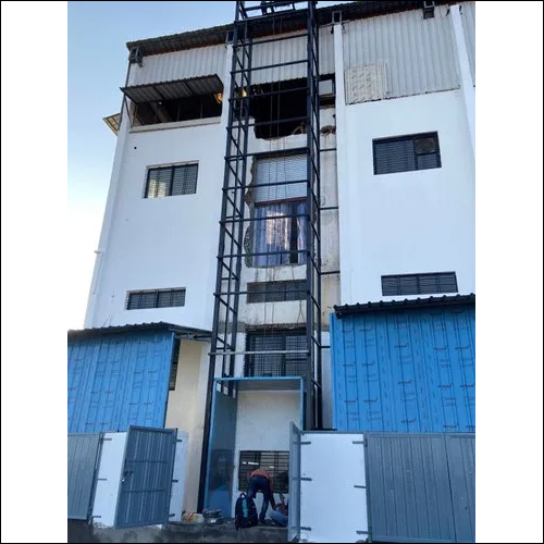 माल के लिए स्टील स्ट्रक्चर एलेवेटर