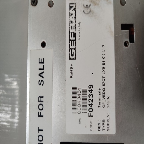 Gefran Gf-vedo-57ct-lx0-s1-c1 U-g Hmi