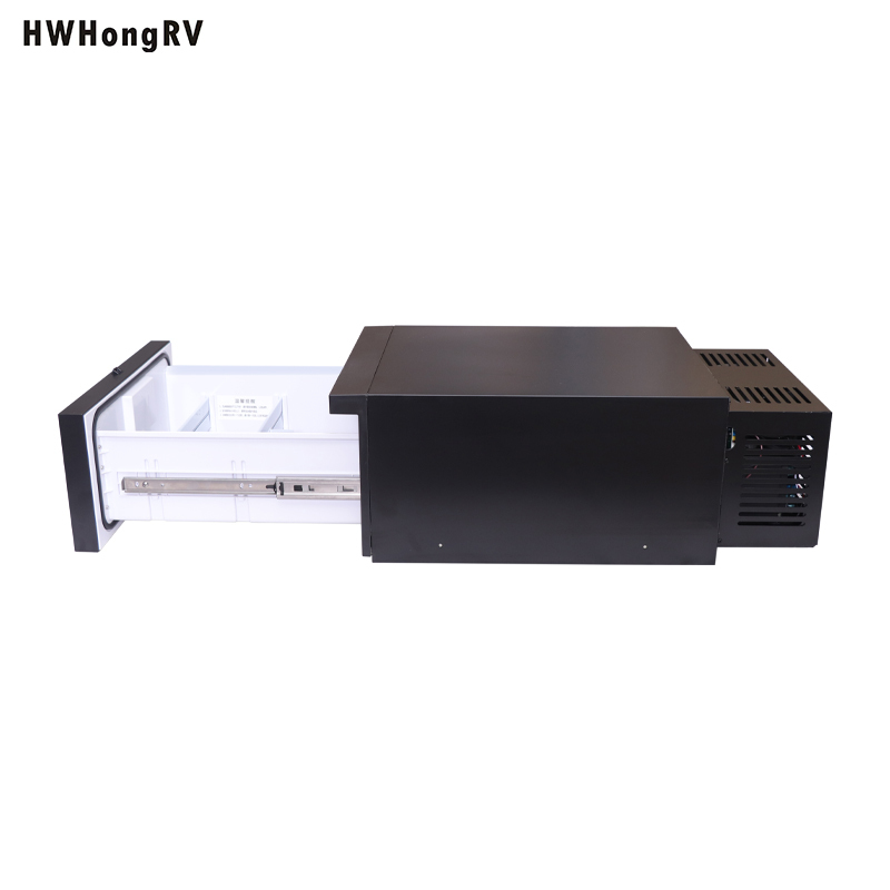 Hwhongrv 30l Dc 12/24 Volt Campervan Drawer Cool Box Refrigerator Car Fridge Freezer