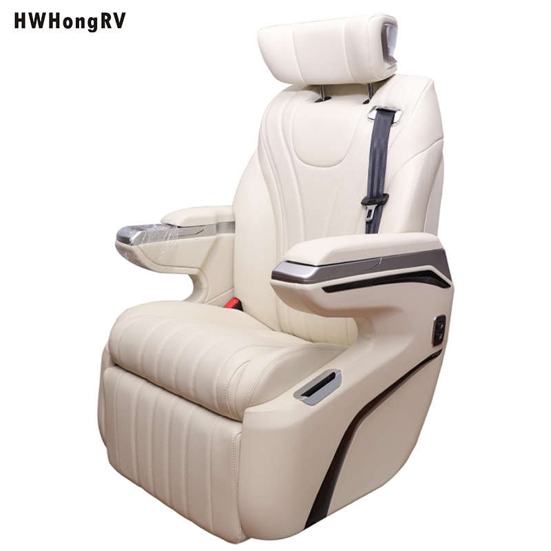 Rv Limousin Seat For Car Modification With Electrical Adjustment And Electrical Slider Camper Van Seating