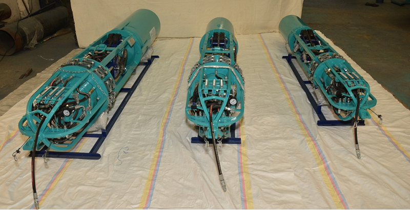 Green Pipe Welding Pneumatic Clamp