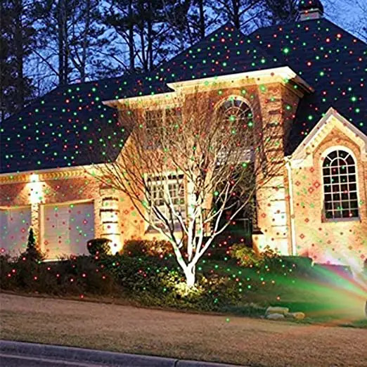 Multi Color Garden Laser Led Light Projector