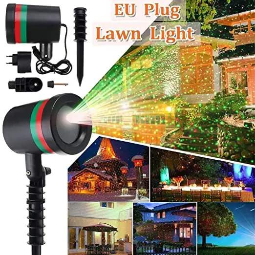 Multi Color Garden Laser Led Light Projector