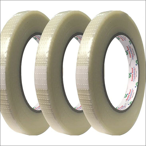 White Cross Filament Tape