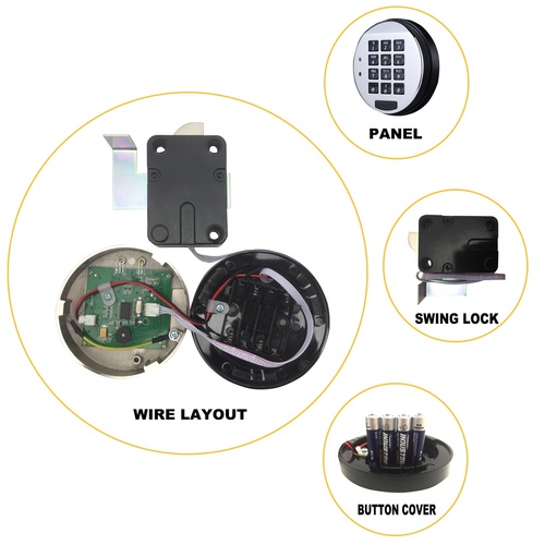 Polished S026 Digital Lock