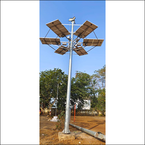 Solar High Mast Pole Application: Industrial