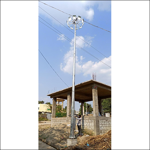 High Mast Lighting Pole Application: Industrial