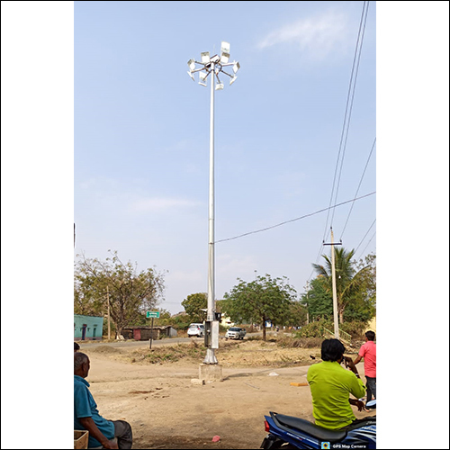 High Mast Lighting Pole Application: Industrial