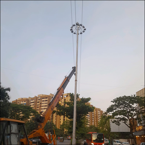 High Mast Lighting Pole Application: Industrial