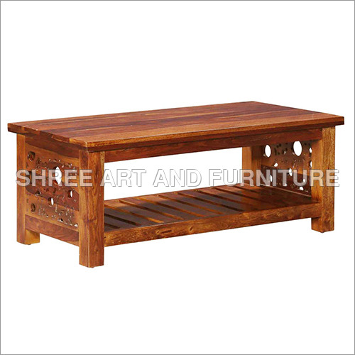 Rectangular Wooden Centre Table No Assembly Required