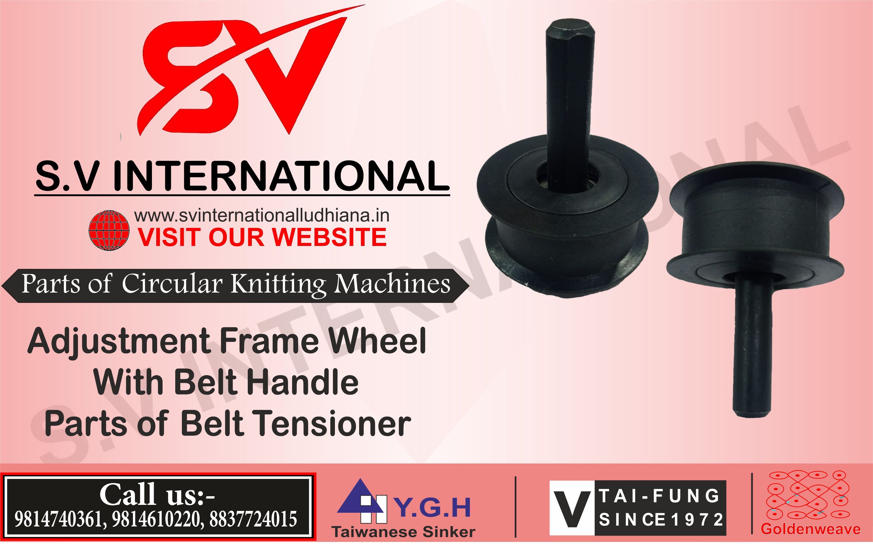 Adjustment Frame Wheel With Belt Handle