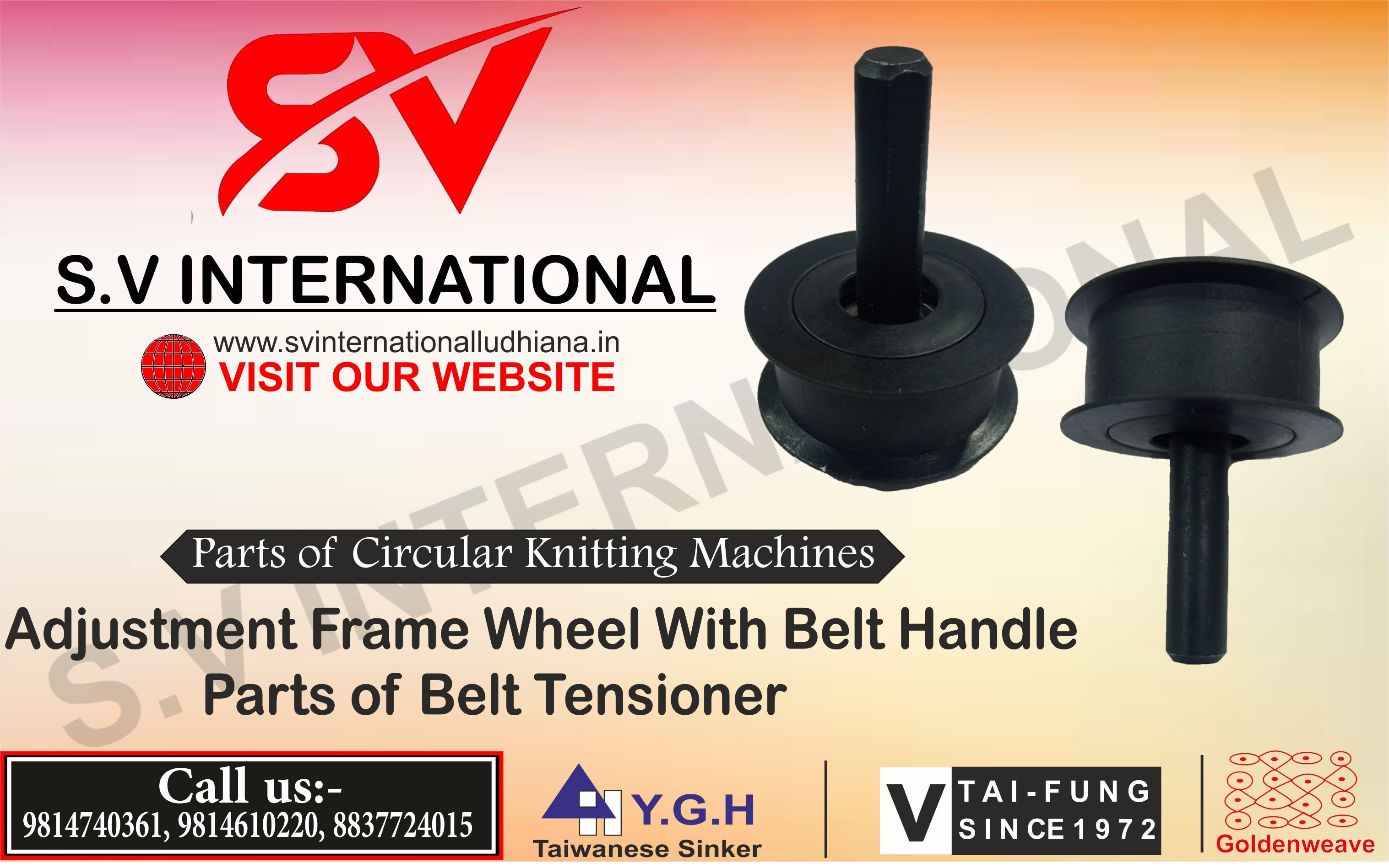 Adjustment Frame Wheel With Belt Handle