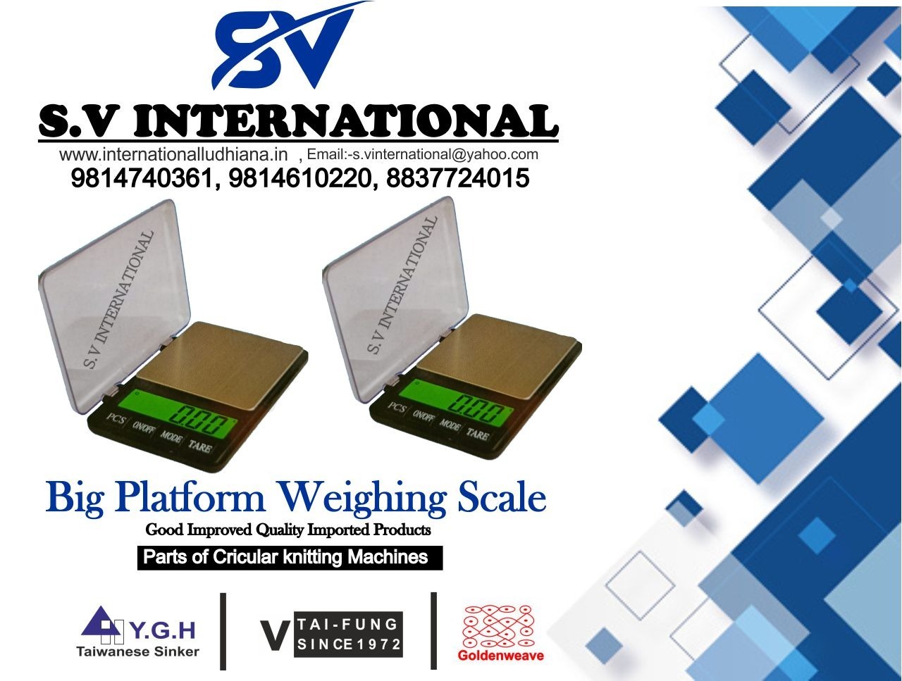 Big Platform Weighing Scale - Metal & Plastic, 12x8x2 Cm, 500g Capacity | Digital Display, Accurate To 0.1g, Durable & Easy Operation