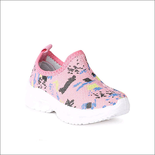 Washable Kids Black Slip On Shoes