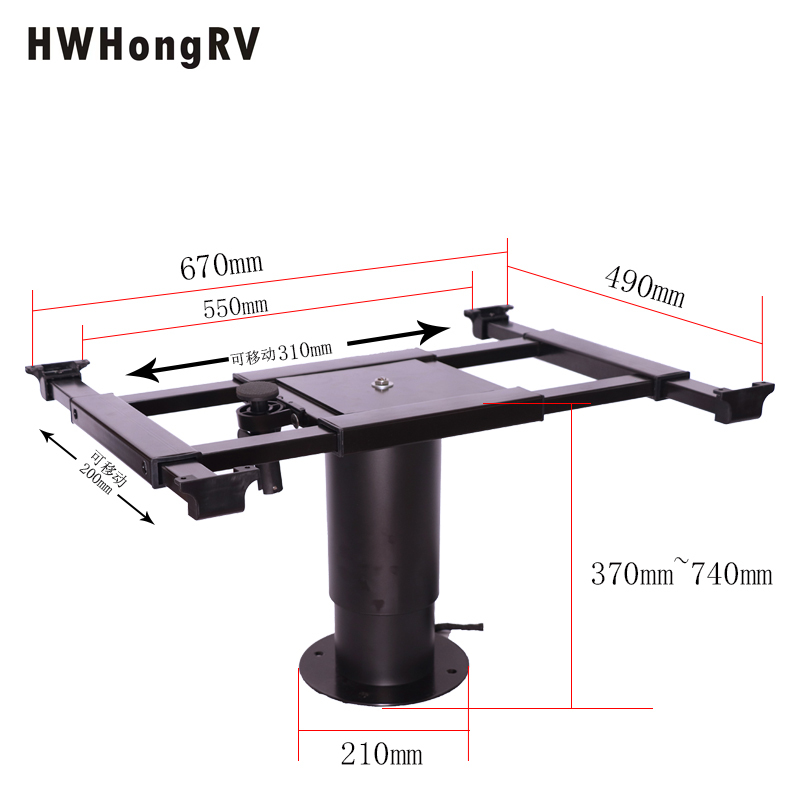 Electric Table Pedestals Offer The Height Of Luxury On Any Boat Heavy-duty Table Pedestals For Marine And Yacht - Automatic Grade: Manual