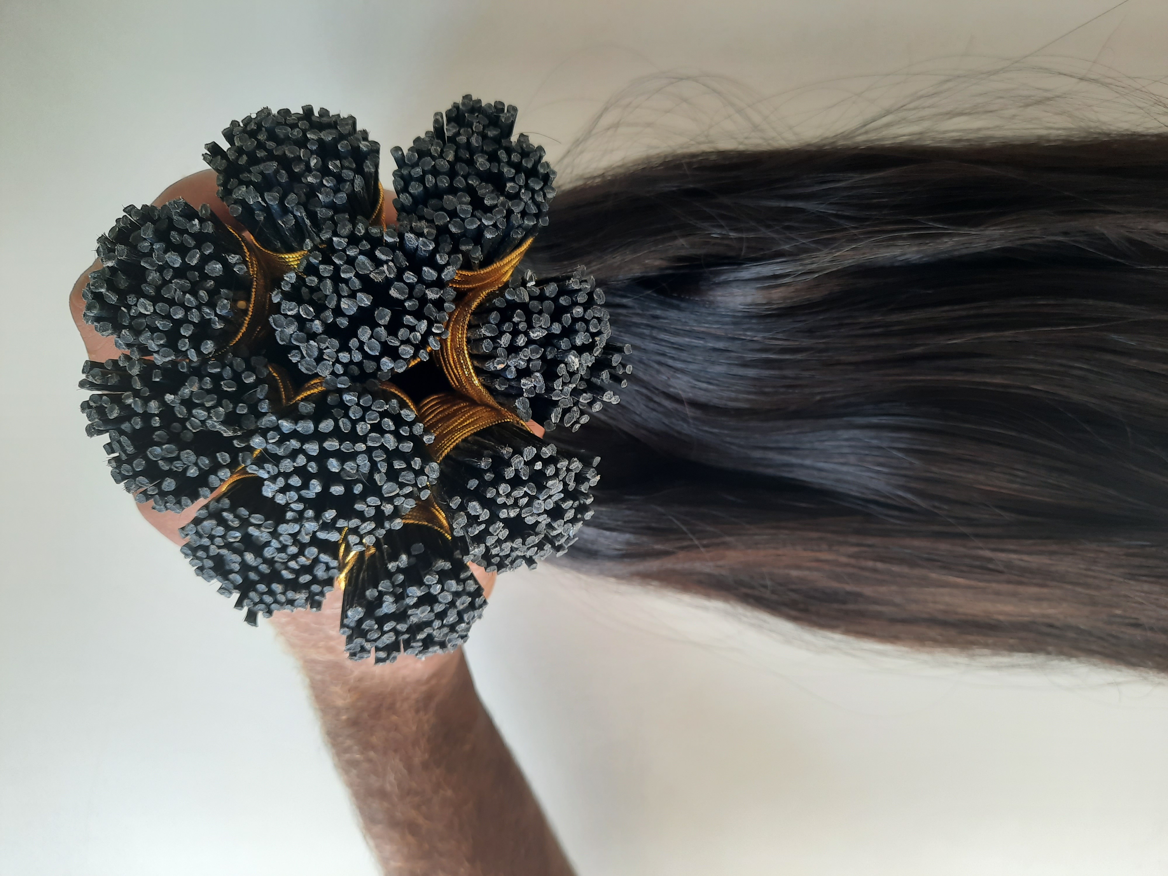 Raw Deep Wave I Tip Hair Extensions Application: Profesional