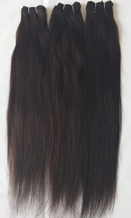 Natural Color Raw Indian Temple Straight Human Hair