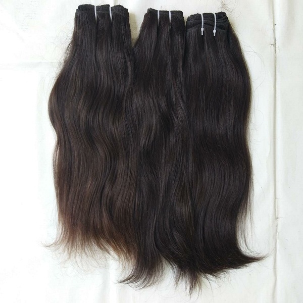 Natural Color Raw Indian Temple Straight Human Hair