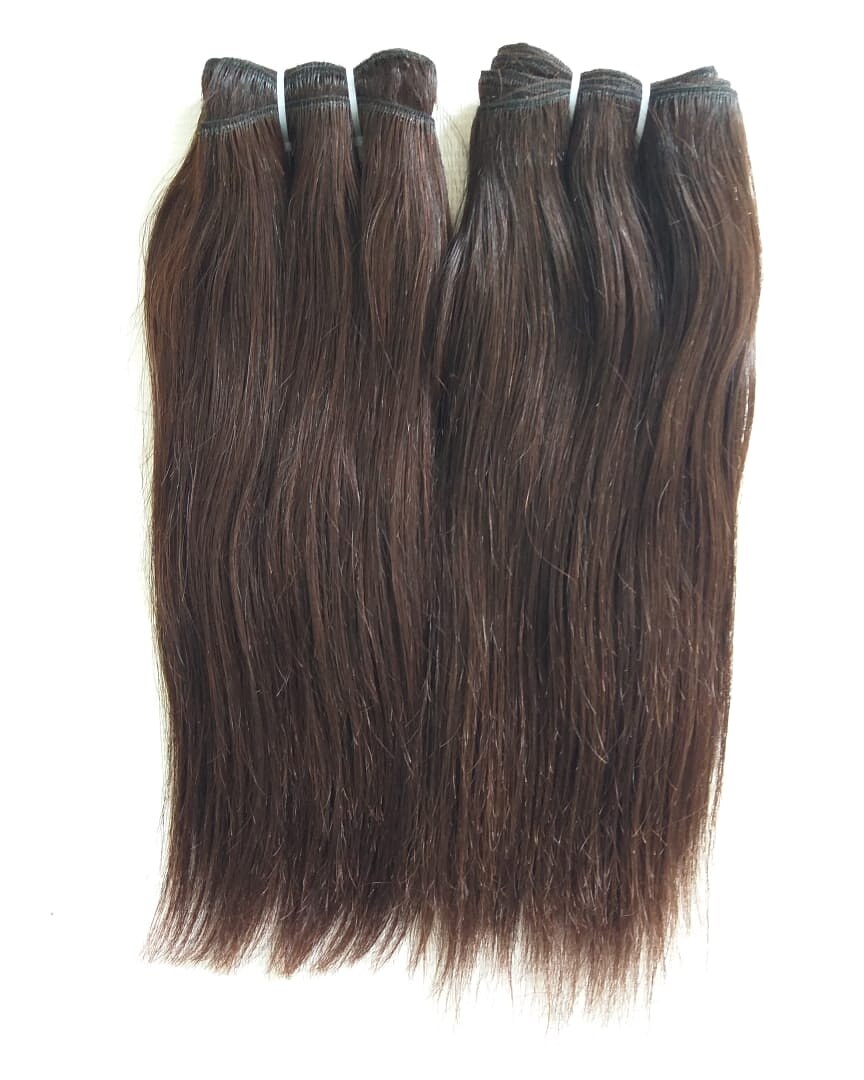 Natural Color Raw Indian Temple Straight Human Hair