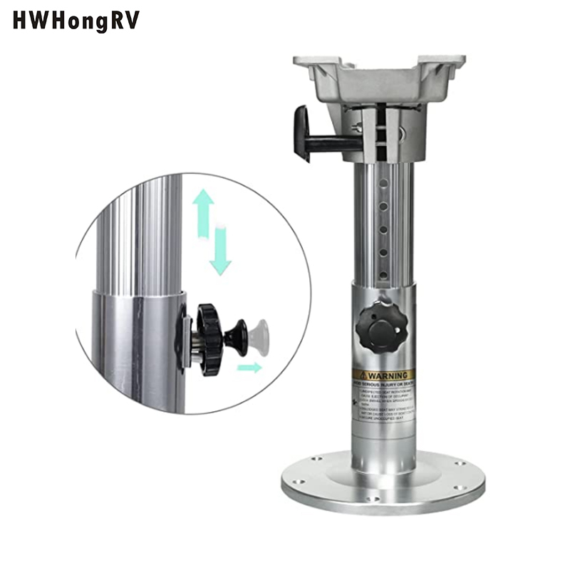 Hwhongrv Boat Seats Adjustable Pedestal With Slider For Yacht Seat Base - Feature: Eco Friendly