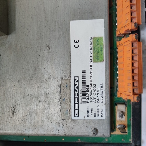 Gefran 10vw-c40r128-d064-e2000000 Hmi