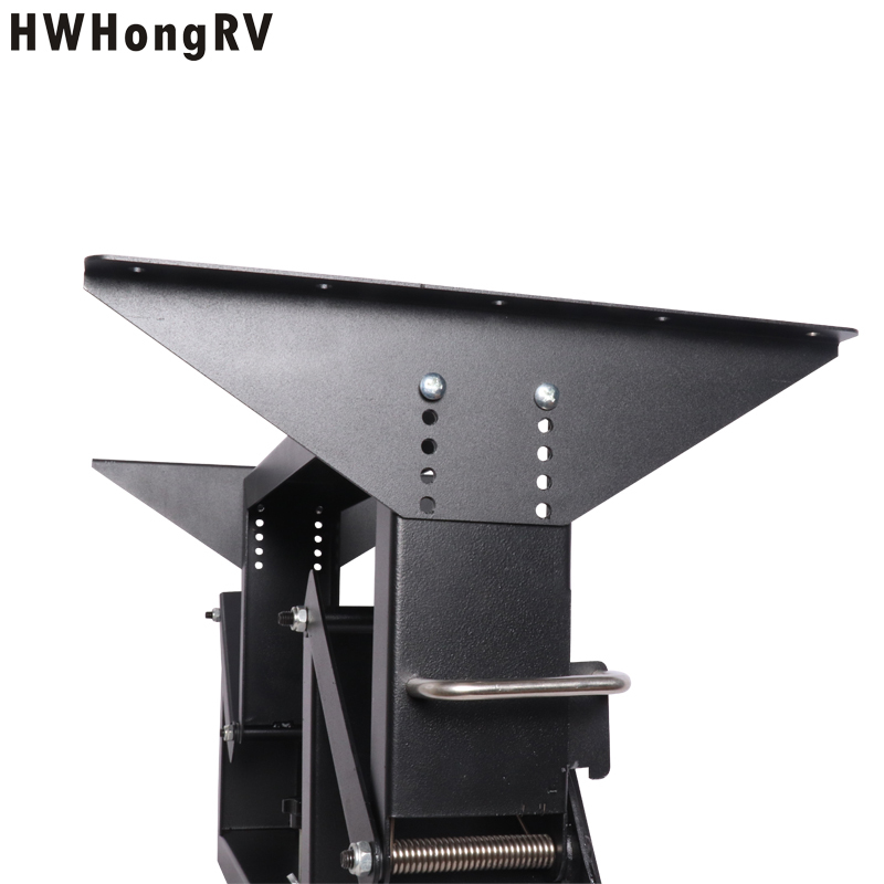Camper Van Table Parts Rv Table Legs Van Bed Support Table Legs Bracket Adjustable Height Drop-down Cute Interior Kits Hw-rtl70 - Color: Black
