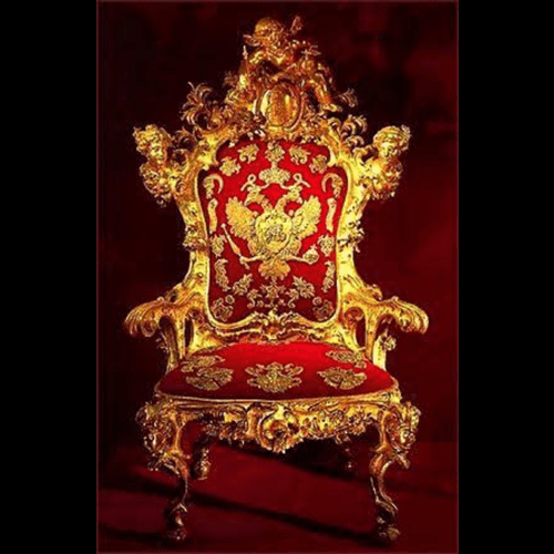 Singhasan Chair - Velvet & Wood, Varied Sizes, Red | Royal Design Luxury Seating, Elegant Style, Durable Build, Handcrafted Detail