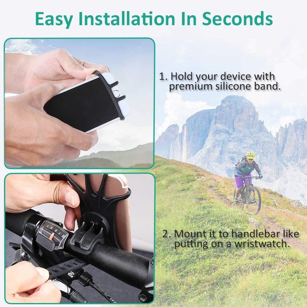 Bike Mount Silicone Mobile Holder