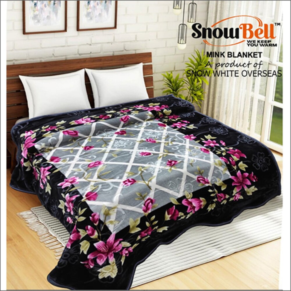 Multicolour Mink Blanket - Color: Different Available