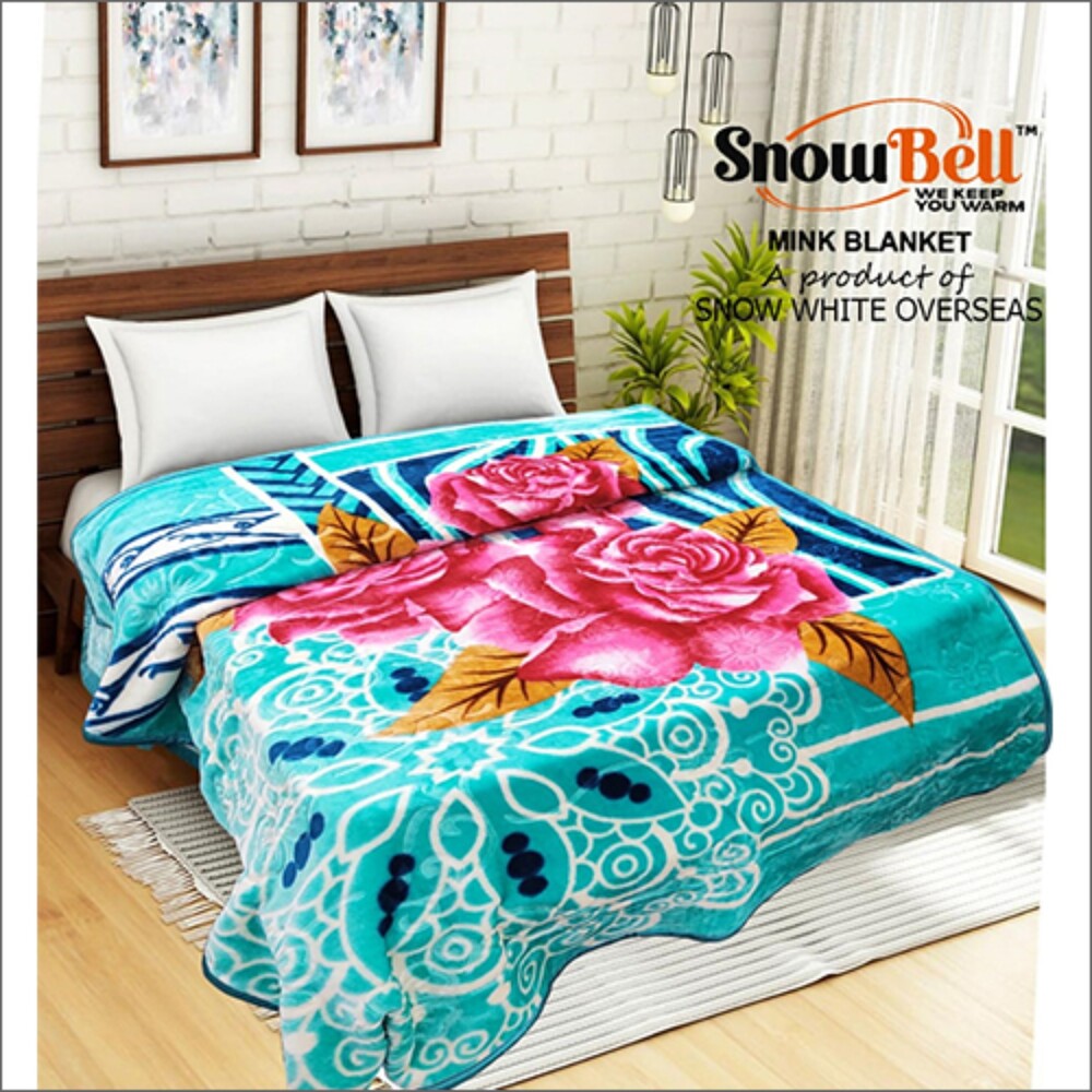Printed Mink Blanket - Color: Different Available
