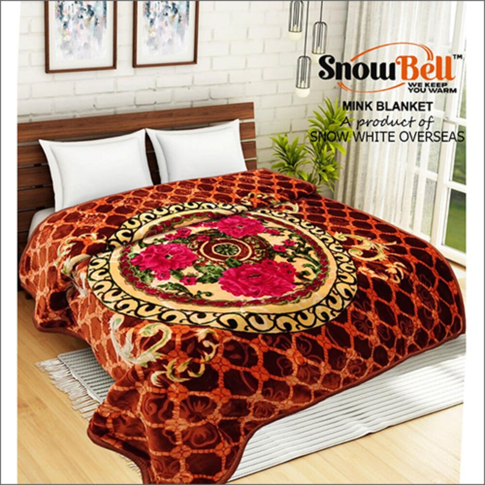Double Bed Mink Blanket - Color: Different Available