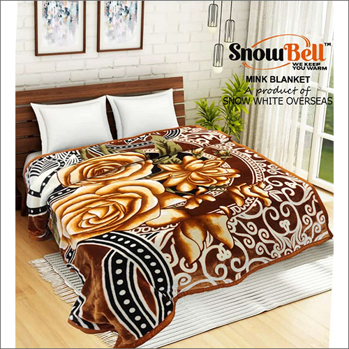 Plain Snowbell Supersoft Mink Blanket