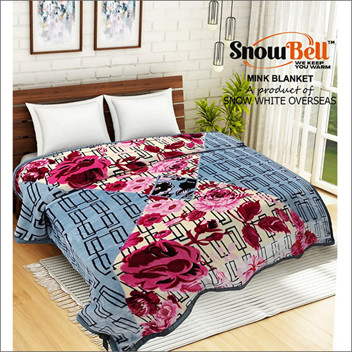 Plain Snowbell Supersoft Mink Blanket