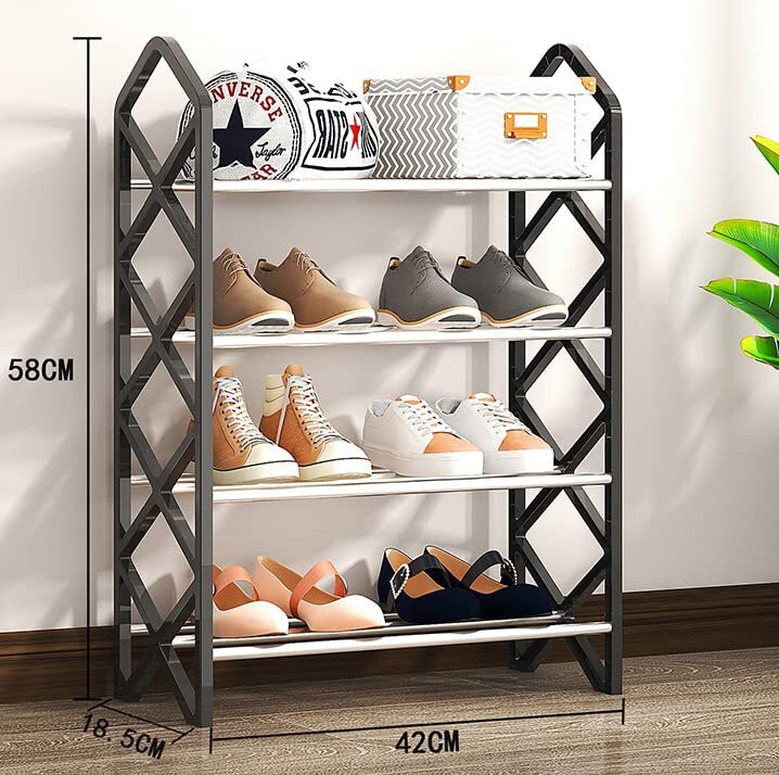 4-shelf Diy Shoe Rack