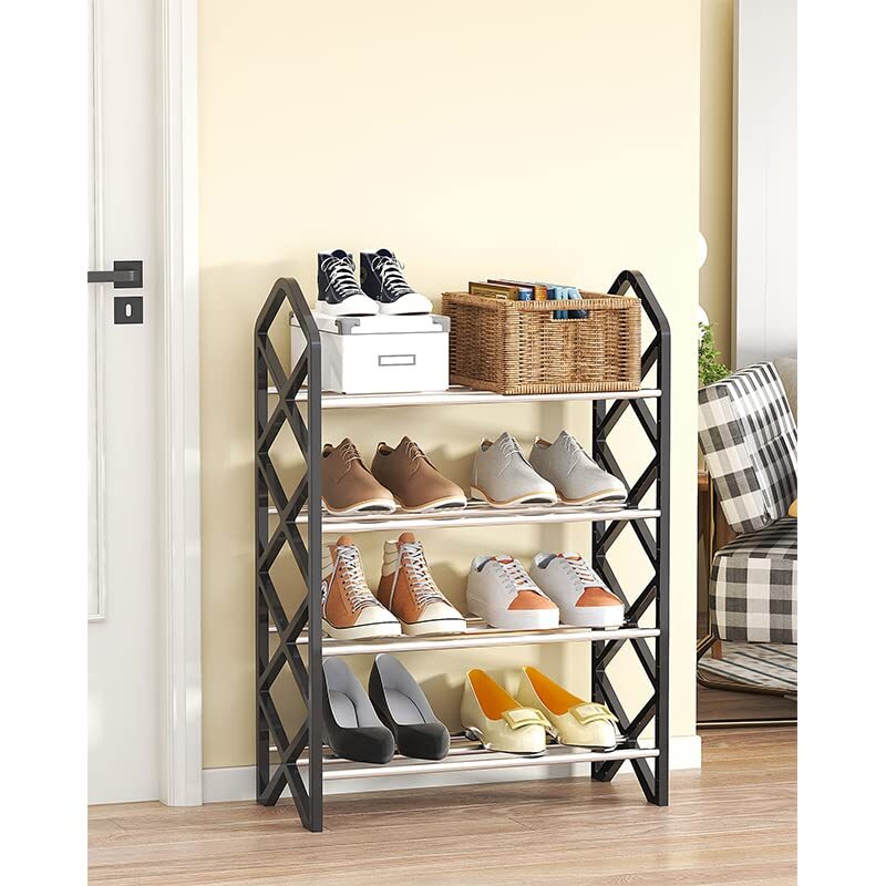 4-shelf Diy Shoe Rack