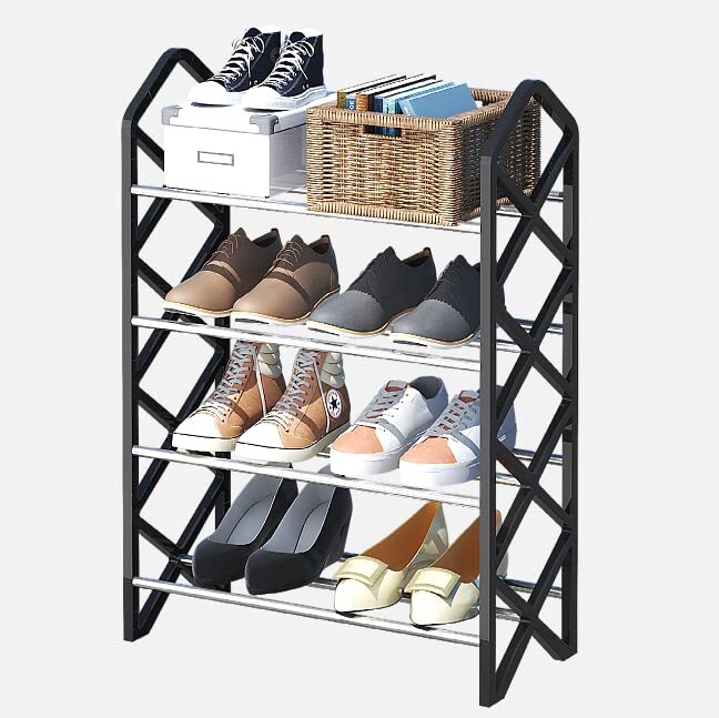 4-shelf Diy Shoe Rack