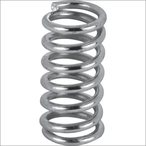 Stainless Steel Compression Spring - SS304/Spring Steel, Round Shape, Coil Style | Polished Surface, Alloy Material, Commercial Usage