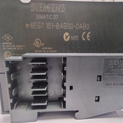 Siemens S7 Et-200s 6es7 151-8ab00-0ab0 Cpu Interface Module