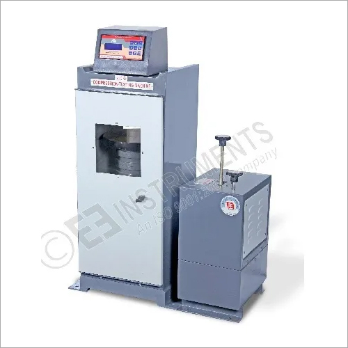 Grey Compression Testing Machine 500 Kn- Digital With Manual Pace Rate Control
