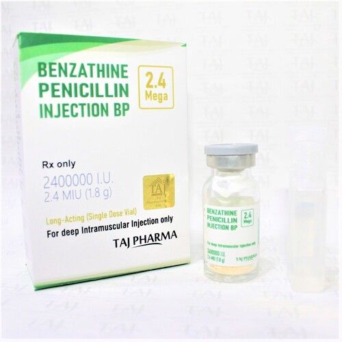 Benzathine Penicillin Injection Bp 2.4miu Expiration Date: 2 Years