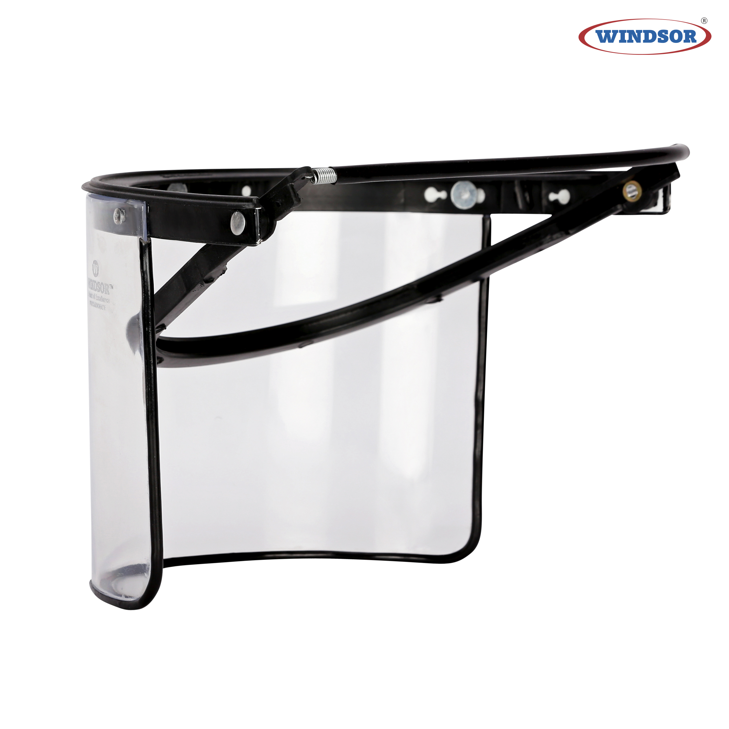 Transparent 6 X 12 Windsor Spring Loaded Face Shields